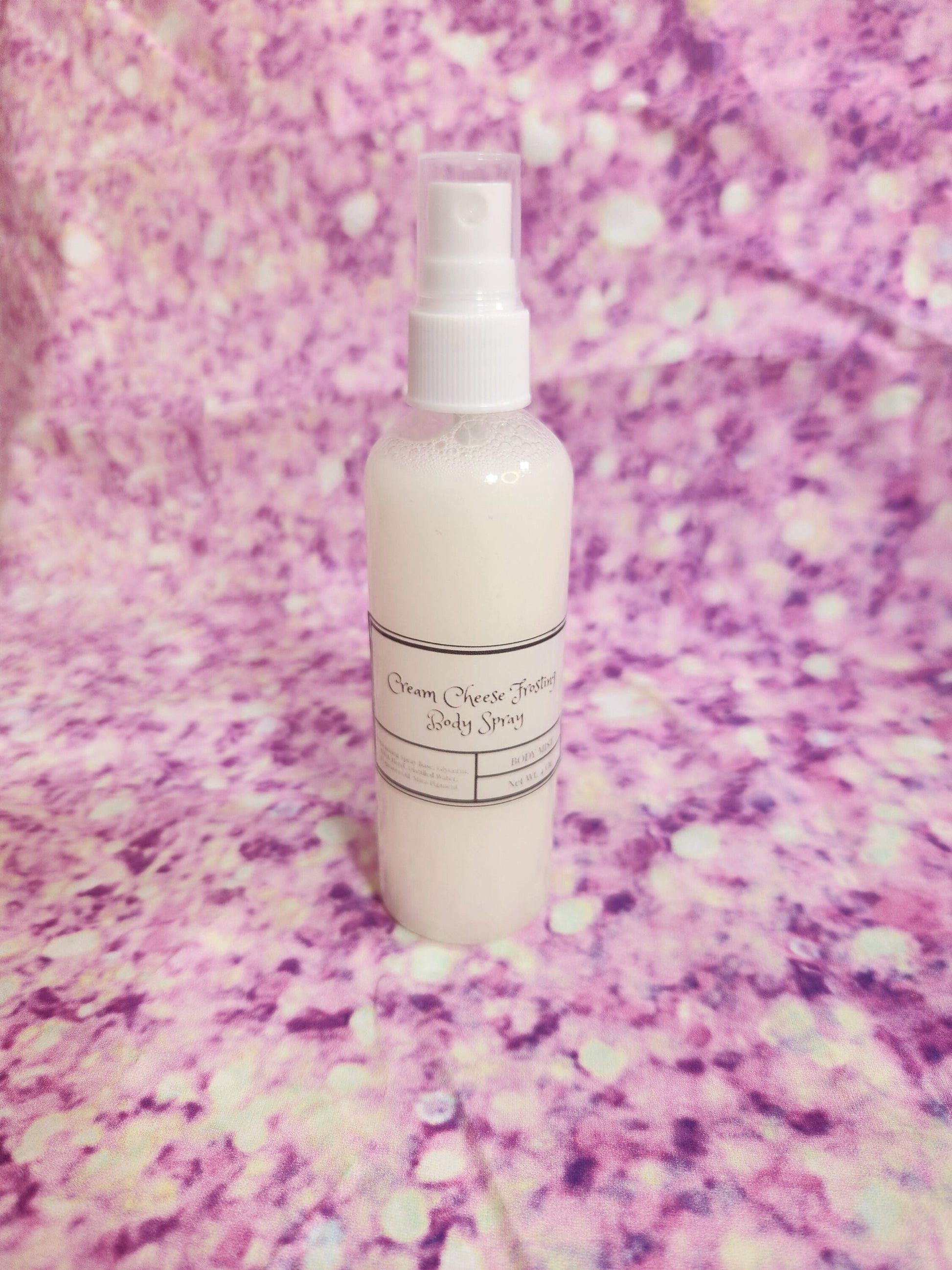 Cream Cheese Frosting Moisturizing Body & Hair Spray. 4 oz Handmade Alcohol Free Hair and Body Mist - Glamorous Beauty & Boutique