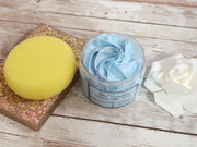 Winter Wonderland Whipped Foaming Shea Butter Sugar Scrub. Exfoliating Body Wash & Scrub. All Natural Whipped Soap Scrub. Shaving Cream. - Glamorous Beauty & Boutique