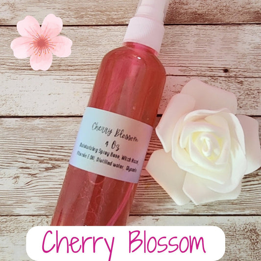 Cherry Blossom Moisturizing Body & Hair Spray. 4 oz Handmade Alcohol Free Hair and Body Mist - Glamorous Beauty & Boutique