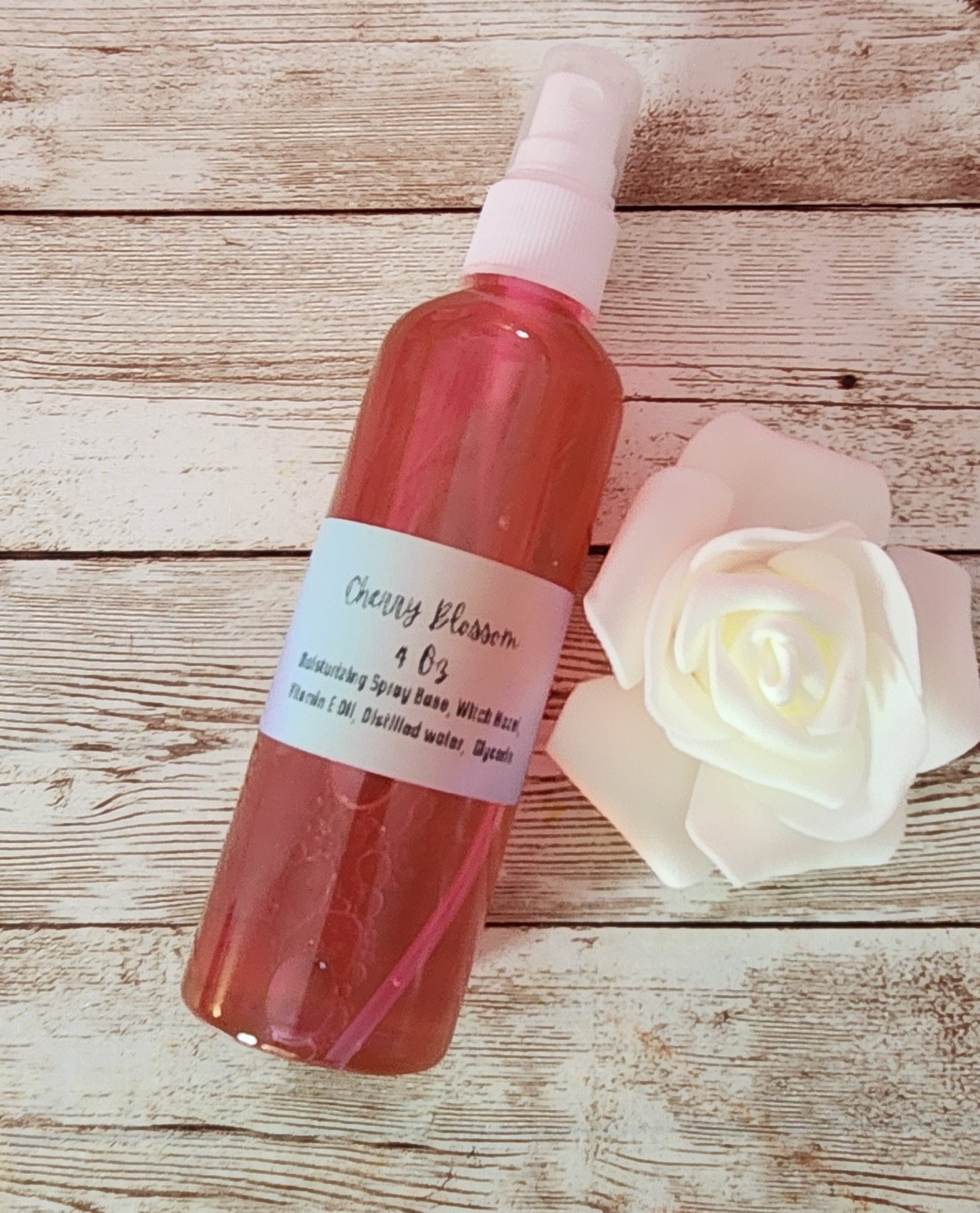 Cherry Blossom Moisturizing Body & Hair Spray. 4 oz Handmade Alcohol Free Hair and Body Mist - Glamorous Beauty & Boutique