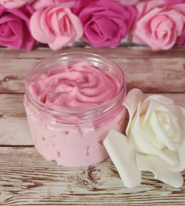 Camellia Sugar Whipped Body Butter. Handmade Shea, Mango & Cocoa Butter Body Frosting. All Natural Non Greasy Organic Body Butter - Glamorous Beauty & Boutique