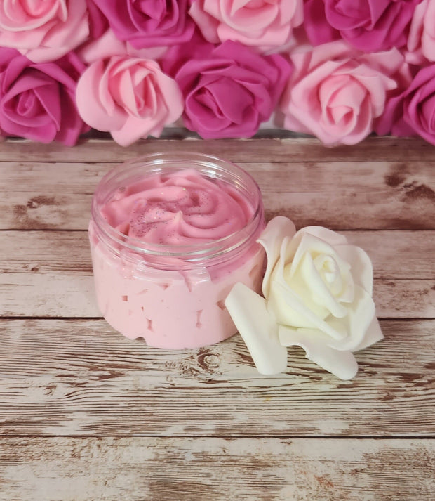 Camellia Sugar Whipped Body Butter. Handmade Shea, Mango & Cocoa Butter Body Frosting. All Natural Non Greasy Organic Body Butter - Glamorous Beauty & Boutique