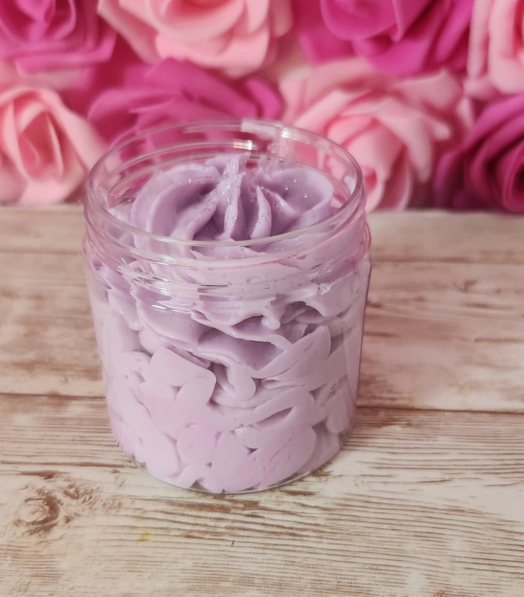 Cotton Candy Twist Whipped Body Butter. Handmade Shea & Cocoa Butter Body Frosting. All Natural Non Greasy Body Butter - Glamorous Beauty & Boutique