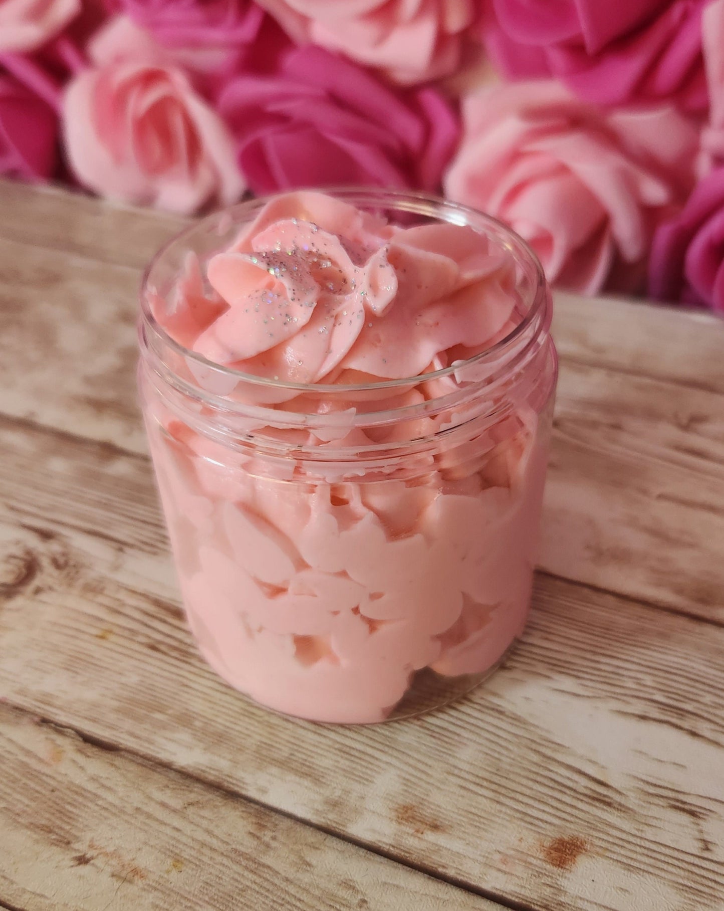 Peppermint Marshmallow Whipped Body Butter. Handmade Shea, Mango & Cocoa Butter Body Frosting. All Natural Non Greasy Emulsified Body Butter - Glamorous Beauty & Boutique