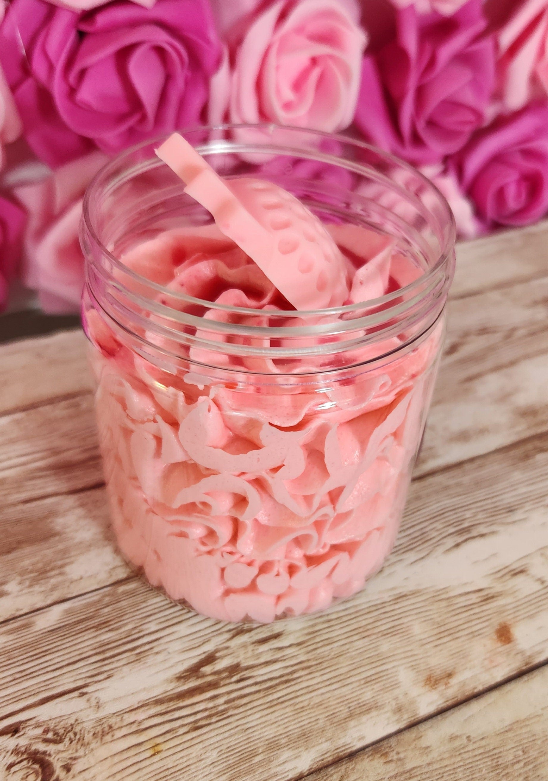 Strawberry Shortcake Shea Butter Soap Scrub. Whipped Foaming Sugar Scrub. Exfoliating Body Wash. All Natural Shea Butter Whipped Soap - Glamorous Beauty & Boutique