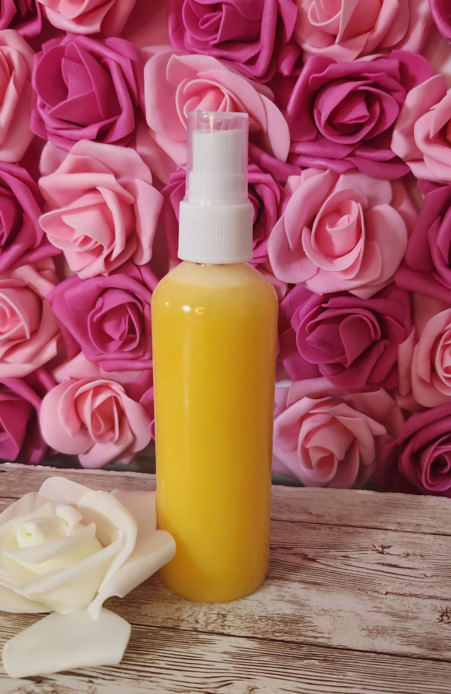 Juicy Papaya Mango Moisturizing Body & Hair Spray. 4 oz Handmade Alcohol Free Hair and Body Mist. Room Freshener, Pillow Spray - Glamorous Beauty & Boutique