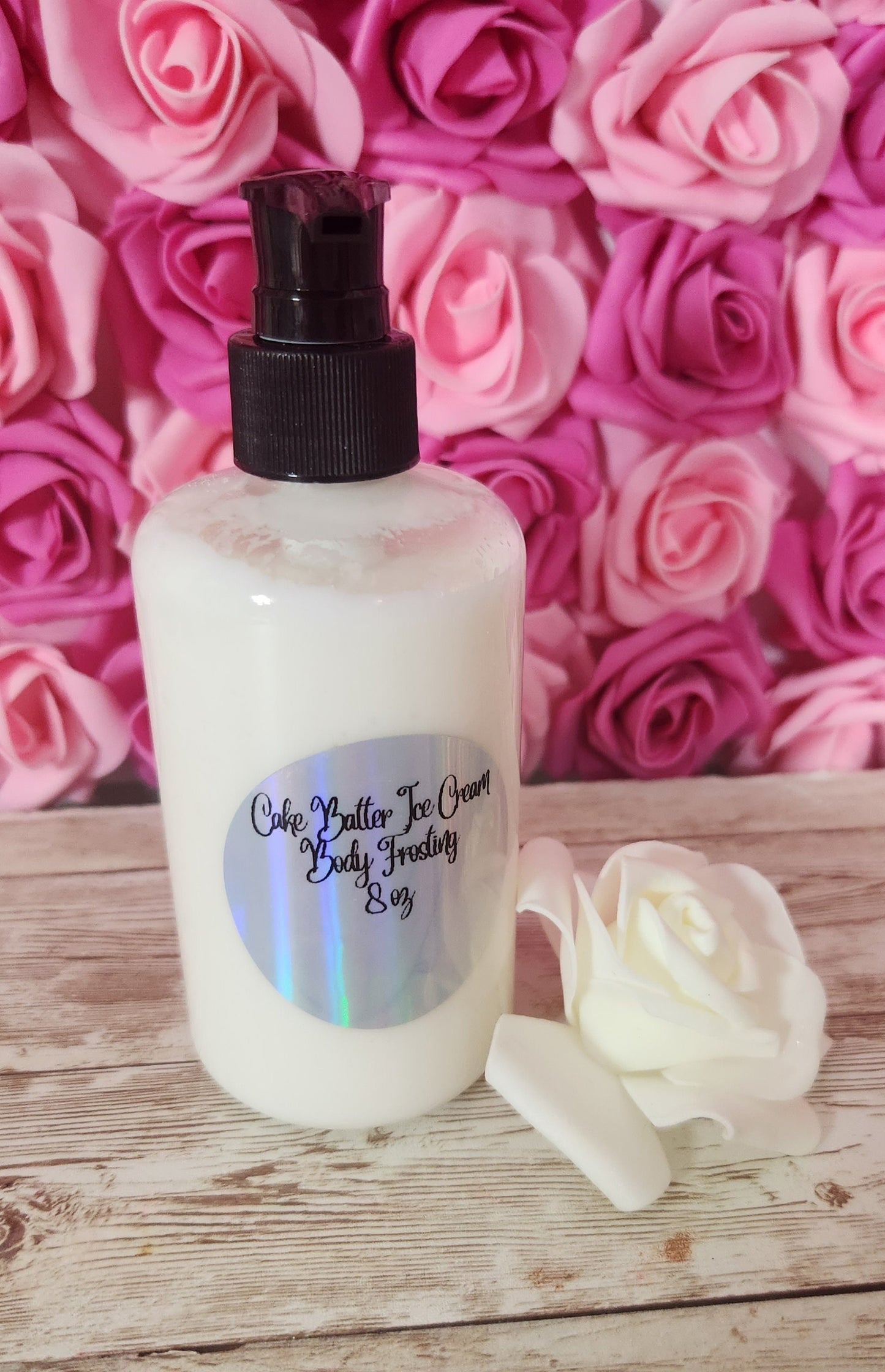 Cake Batter Ice Cream Whipped Shea Butter Moisturizer. Handmade Shea Butter Body Frosting. All Natural Hand and Body Lotion 8 oz - Glamorous Beauty & Boutique