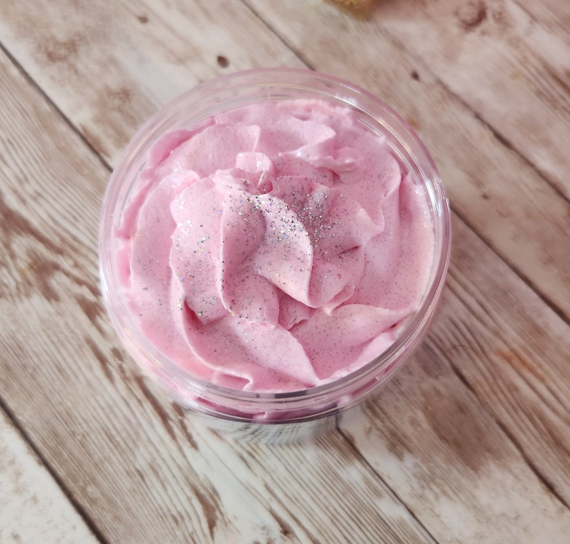 Rose Gold Whipped Foaming Sugar Scrub. Exfoliating Body Wash & Scrub. All Natural Shea Butter Whipped Body Scrub and Shaving Cream - Glamorous Beauty & Boutique