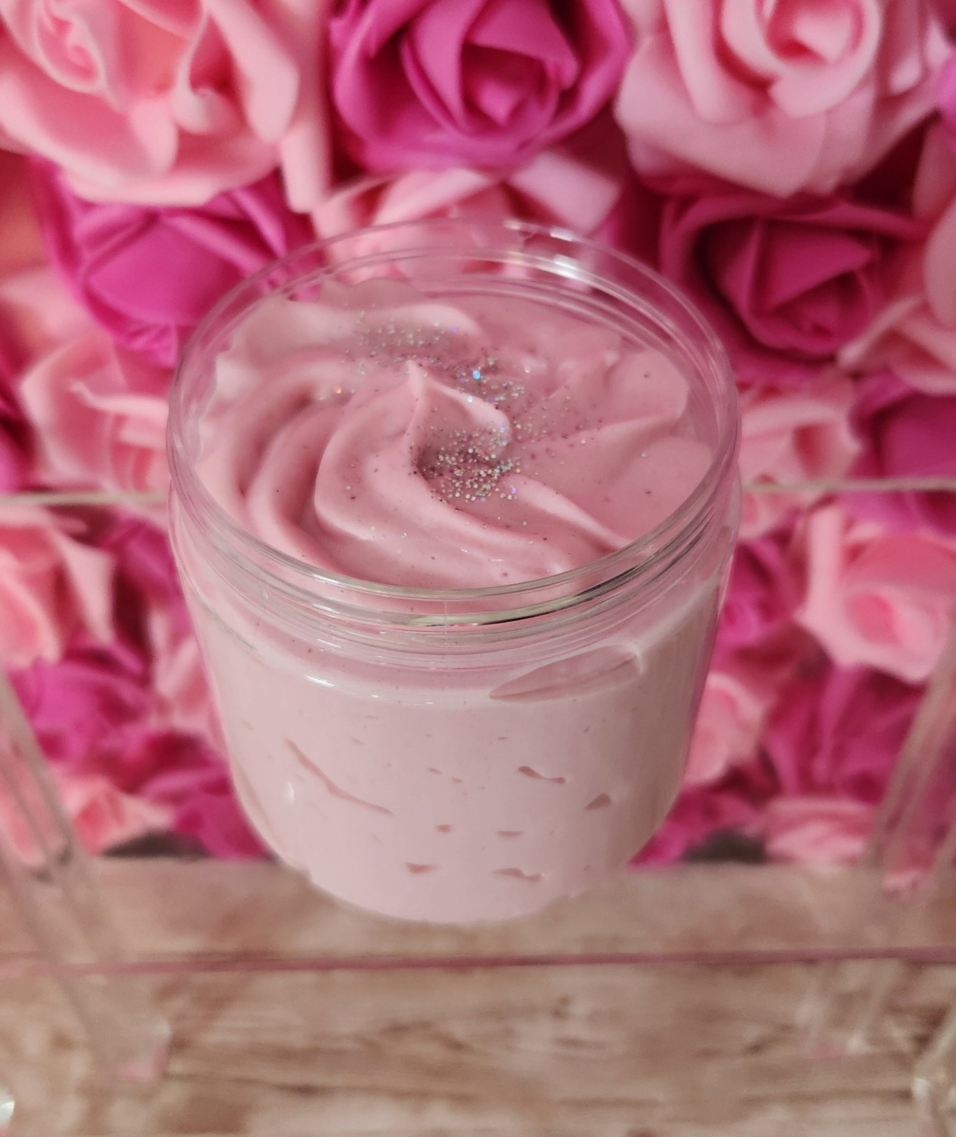 Rose Gold Whipped Body Butter. Handmade Shea & Mango Butter Body Frosting. All Natural Non Greasy Emulsified Body Butter - Glamorous Beauty & Boutique