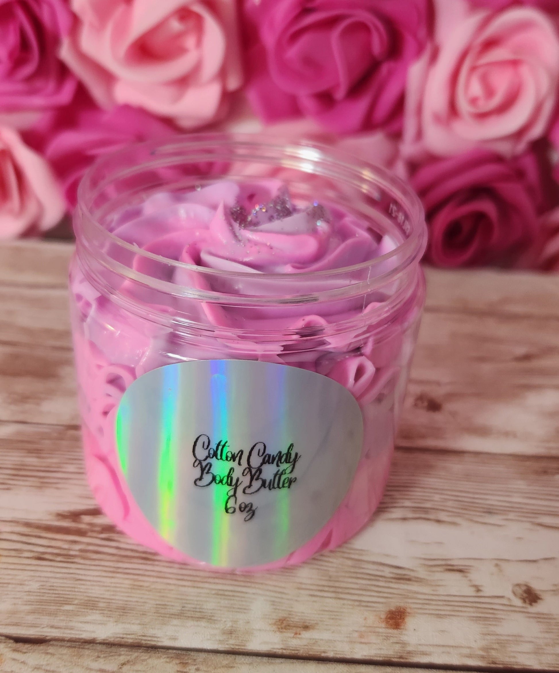 Cotton Candy Whipped Body Butter. Handmade Shea & Mango Butter Body Frosting. All Natural Non Greasy Emulsified Body Butter - Glamorous Beauty & Boutique