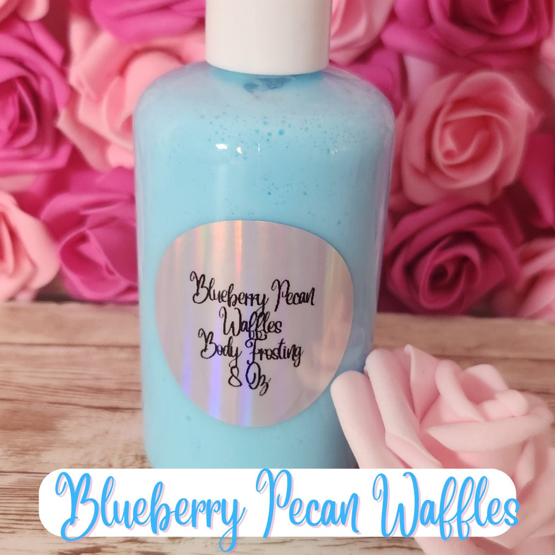 Blueberry Pecan Waffles Whipped Cocoa Butter Moisturizer. Handmade Cocoa Butter Body Frosting. All Natural Hand and Body Lotion 8 oz - Glamorous Beauty & Boutique