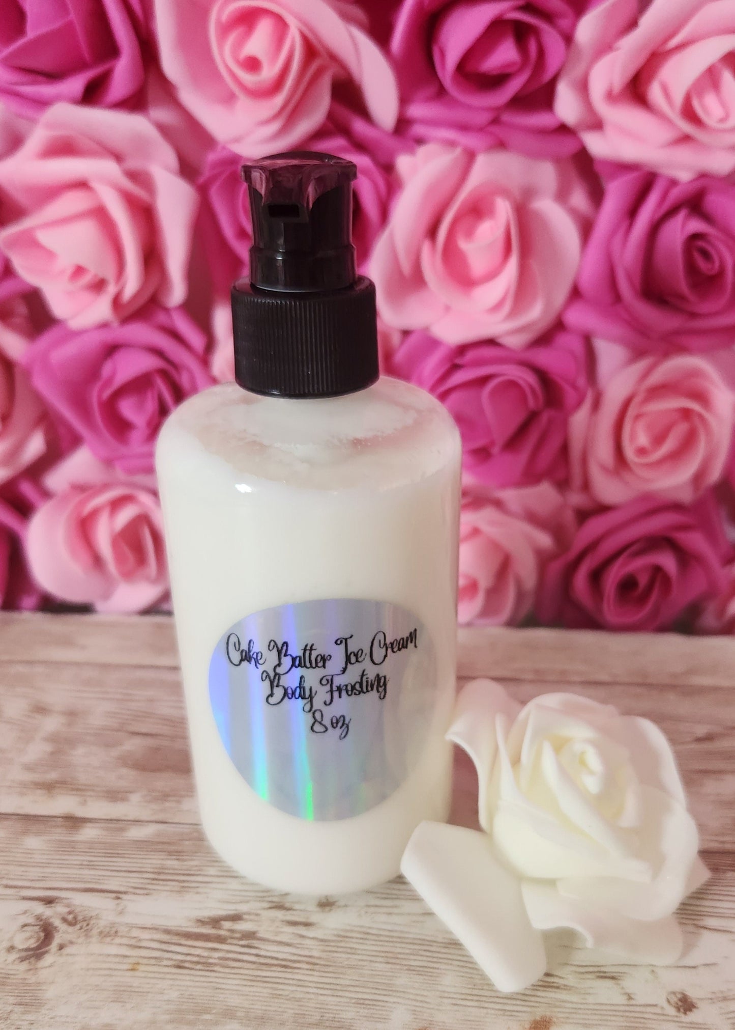 Cake Batter Ice Cream Whipped Shea Butter Moisturizer. Handmade Shea Butter Body Frosting. All Natural Hand and Body Lotion 8 oz - Glamorous Beauty & Boutique