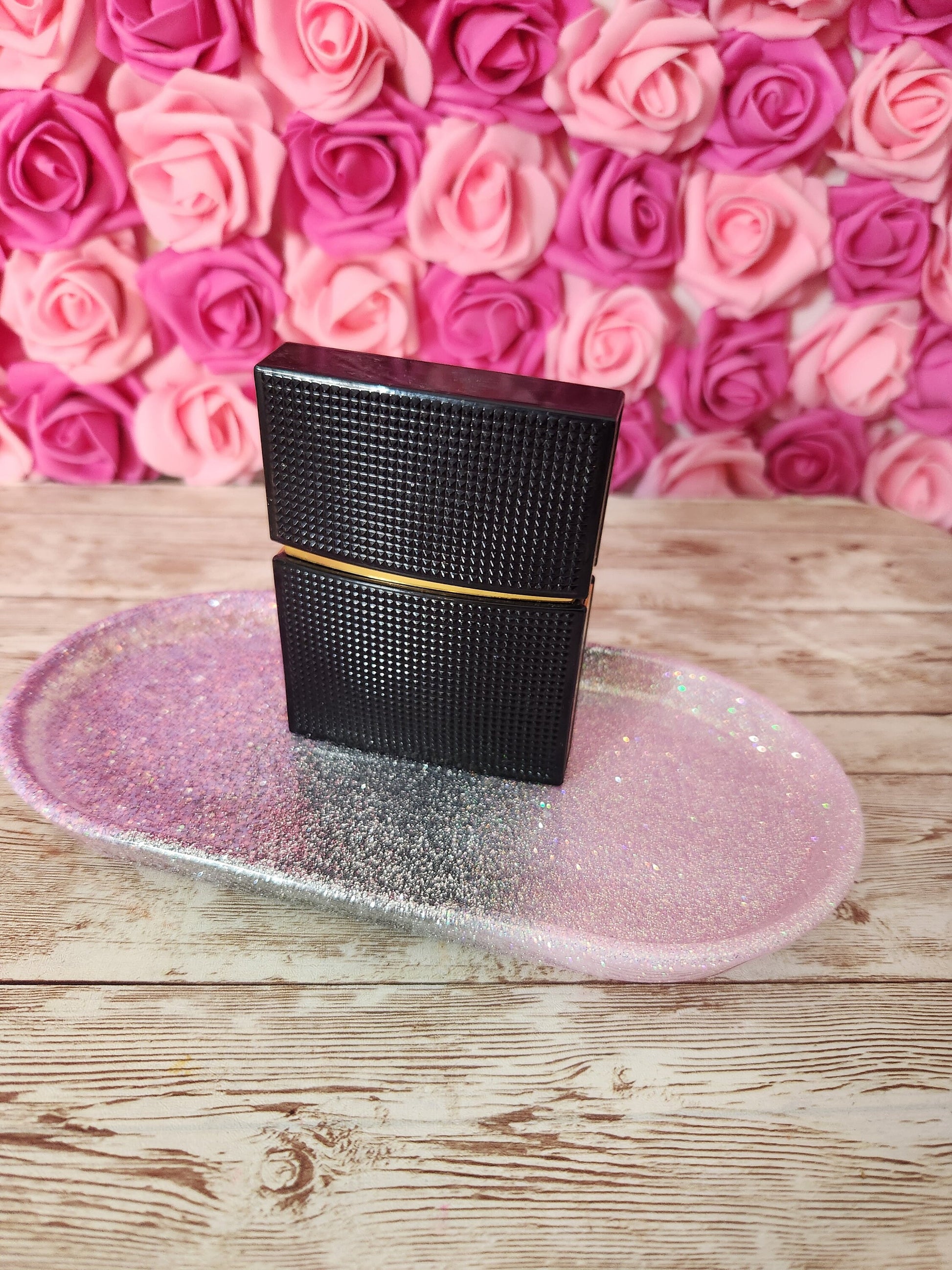 Resin Jewelry Tray. Purple, Pink & Silver Glitter Resin Vanity Tray. Jewelry Tray, Ash Tray. Glam Home Decor - Glamorous Beauty & Boutique