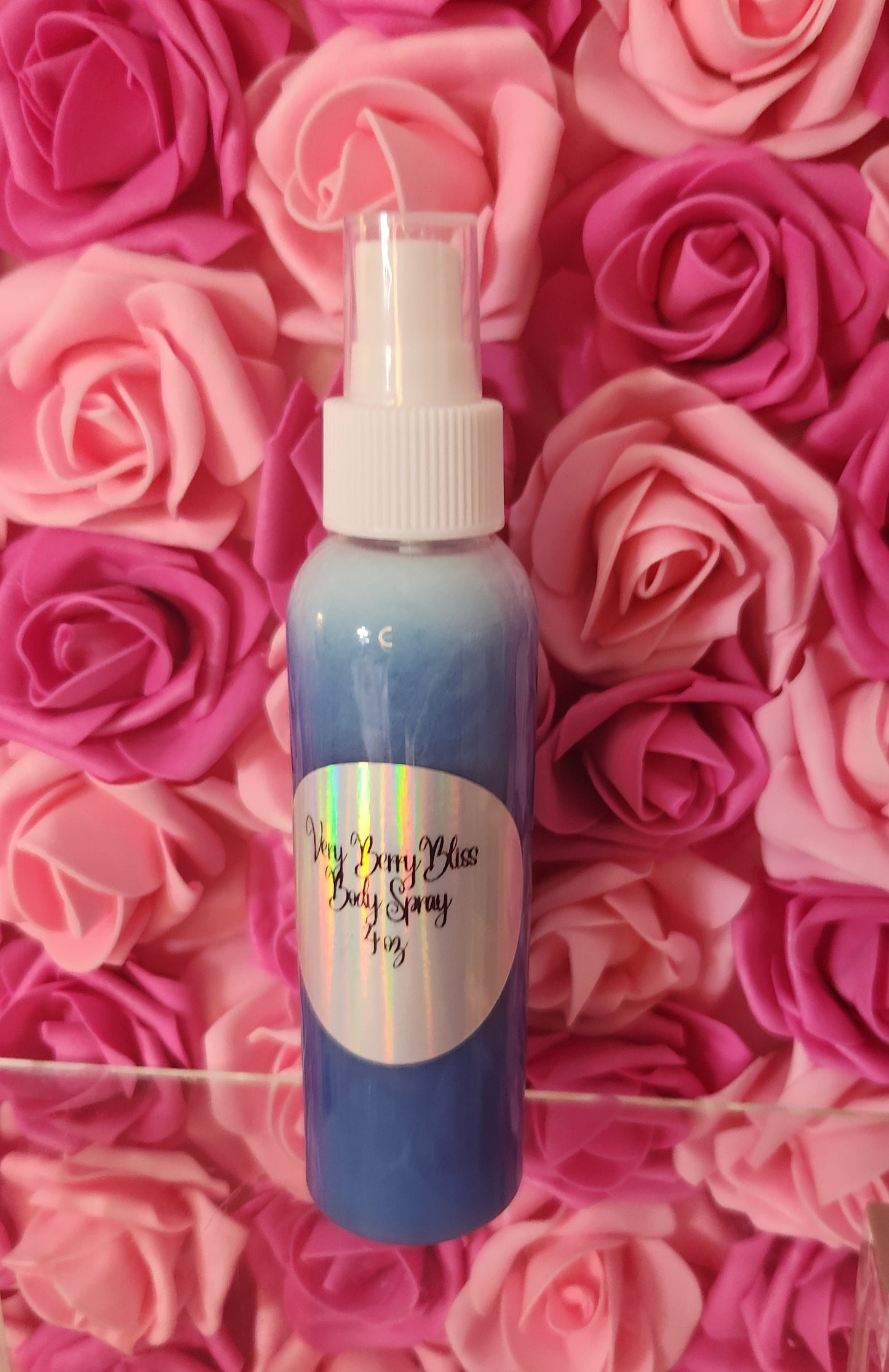 Very Berry Bliss Moisturizing Body & Hair Spray. 4 oz Handmade Alcohol Free Hair and Body Mist - Glamorous Beauty & Boutique