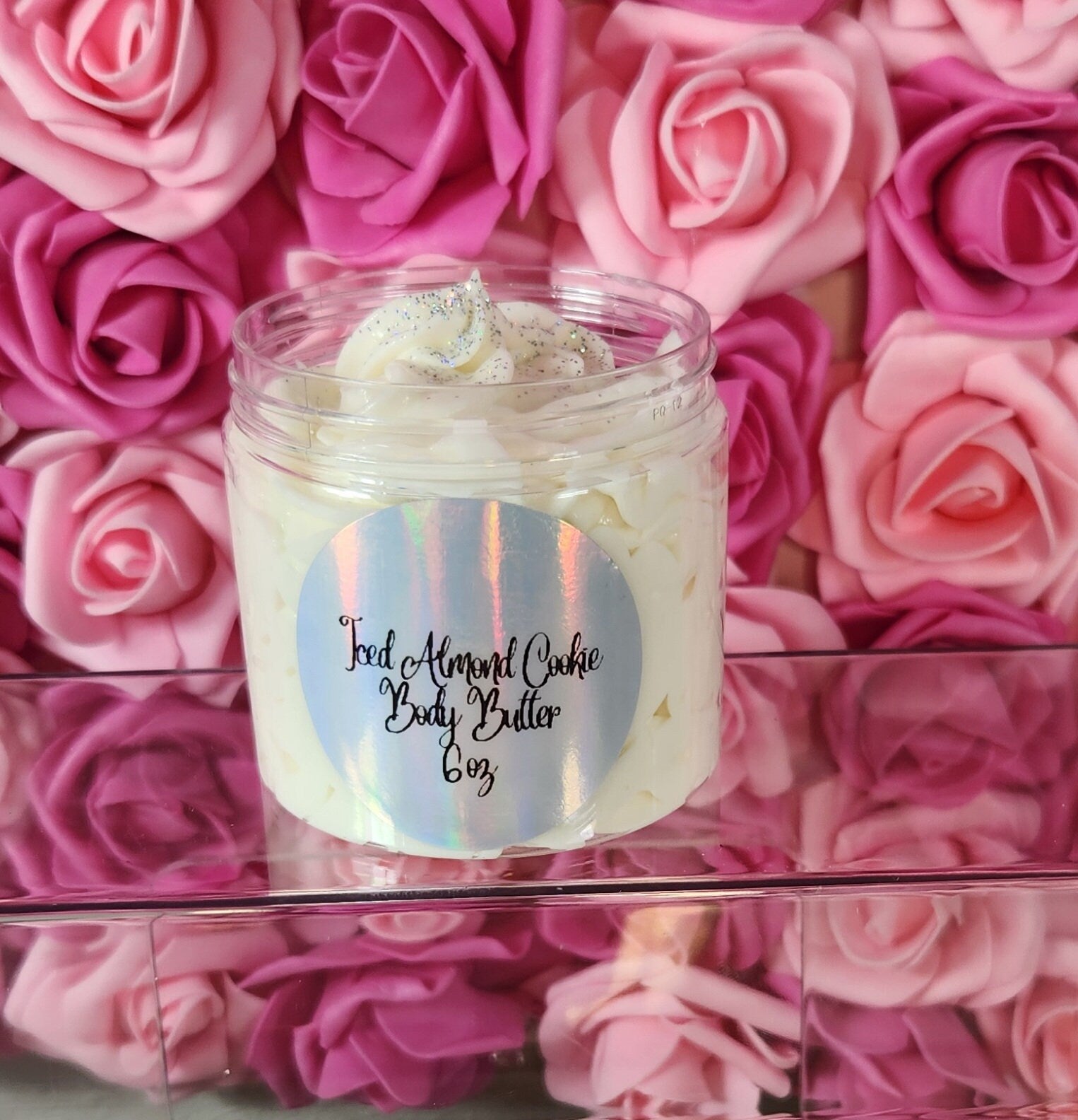 Iced Almond Cookie Whipped Body Butter. Handmade Shea, Cocoa & Mango Butter Body Frosting. All Natural Non Greasy Emulsified Body Butter - Glamorous Beauty & Boutique