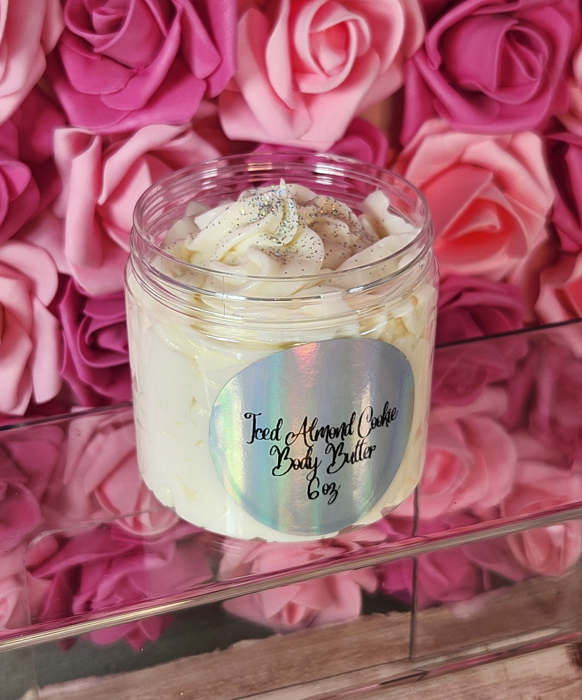 Iced Almond Cookie Whipped Body Butter. Handmade Shea, Cocoa & Mango Butter Body Frosting. All Natural Non Greasy Emulsified Body Butter - Glamorous Beauty & Boutique