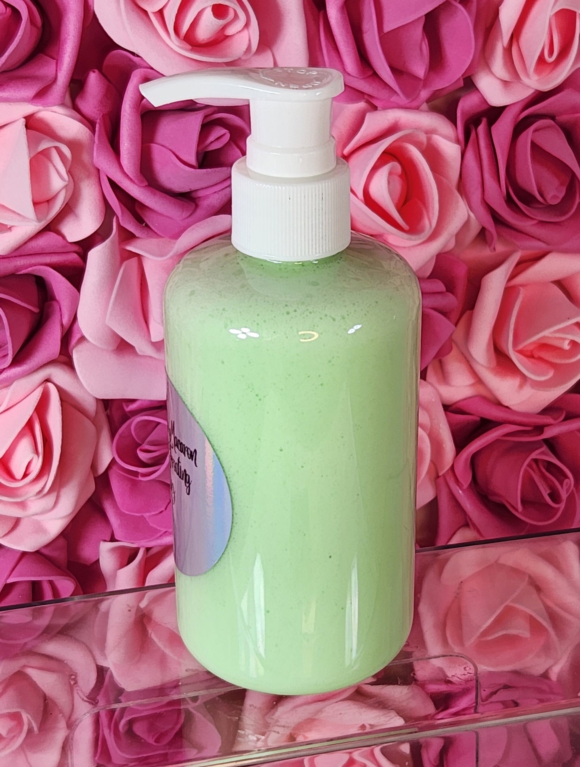 Pistachio Macaron Whipped Shea Butter Moisturizer. Handmade Shea Butter Body Frosting. All Natural Hand and Body Lotion 8 oz - Glamorous Beauty & Boutique