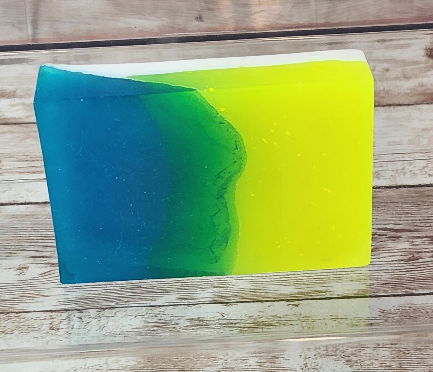 Eros Type Men's Soap. Handmade All Natural Goat Milk & Mango Butter Soap. Makeup Brush Cleaner. Masculine Soap. Neon Gradient Soap - Glamorous Beauty & Boutique