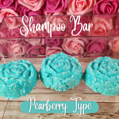 Sulfate Free Shampoo Bar. Rose Shaped All Natural Organic Shampoo Bar in Pearberry. Shampoo Bar for All Hair Types - Glamorous Beauty & Boutique