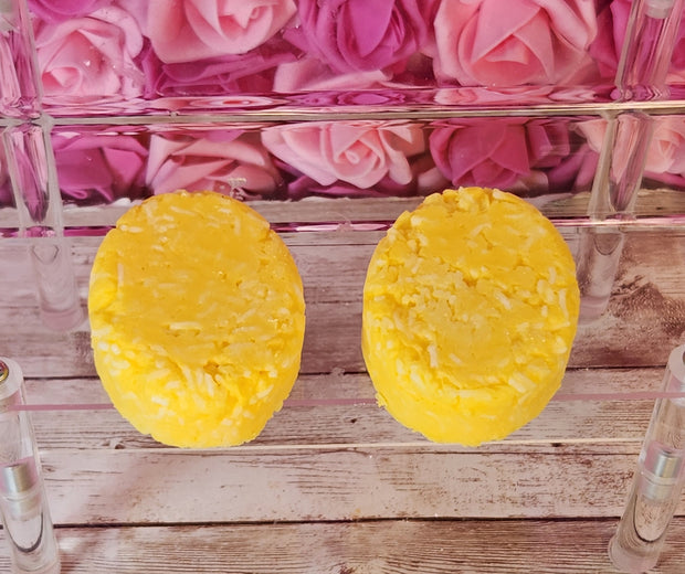 Zero Waste Pineapple Papaya Solid Shampoo Bar. Rose Shaped Sulfate Free Organic Shampoo Bar. All Natural Shampoo Bar for All Hair Types - Glamorous Beauty & Boutique