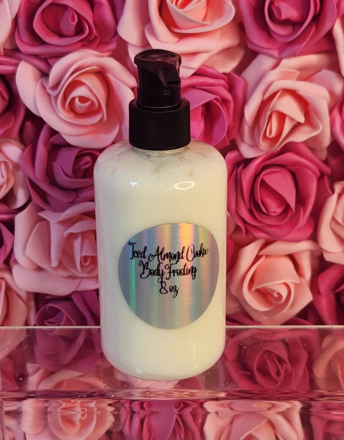 Iced Almond Cookie Whipped Shea Butter Moisturizer. Handmade Shea Butter Body Frosting. All Natural Hand and Body Lotion 8 oz - Glamorous Beauty & Boutique