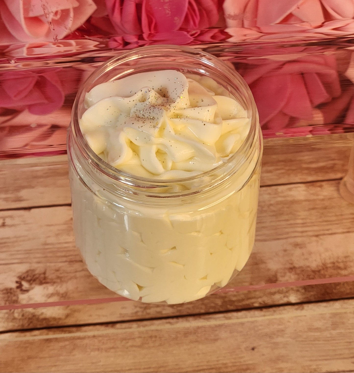 Glazed Donut Whipped Body Butter. Handmade Shea & Cocoa Butter Body Butter. All Natural Non Greasy Emulsified Body Butter. Bakery Scented - Glamorous Beauty & Boutique