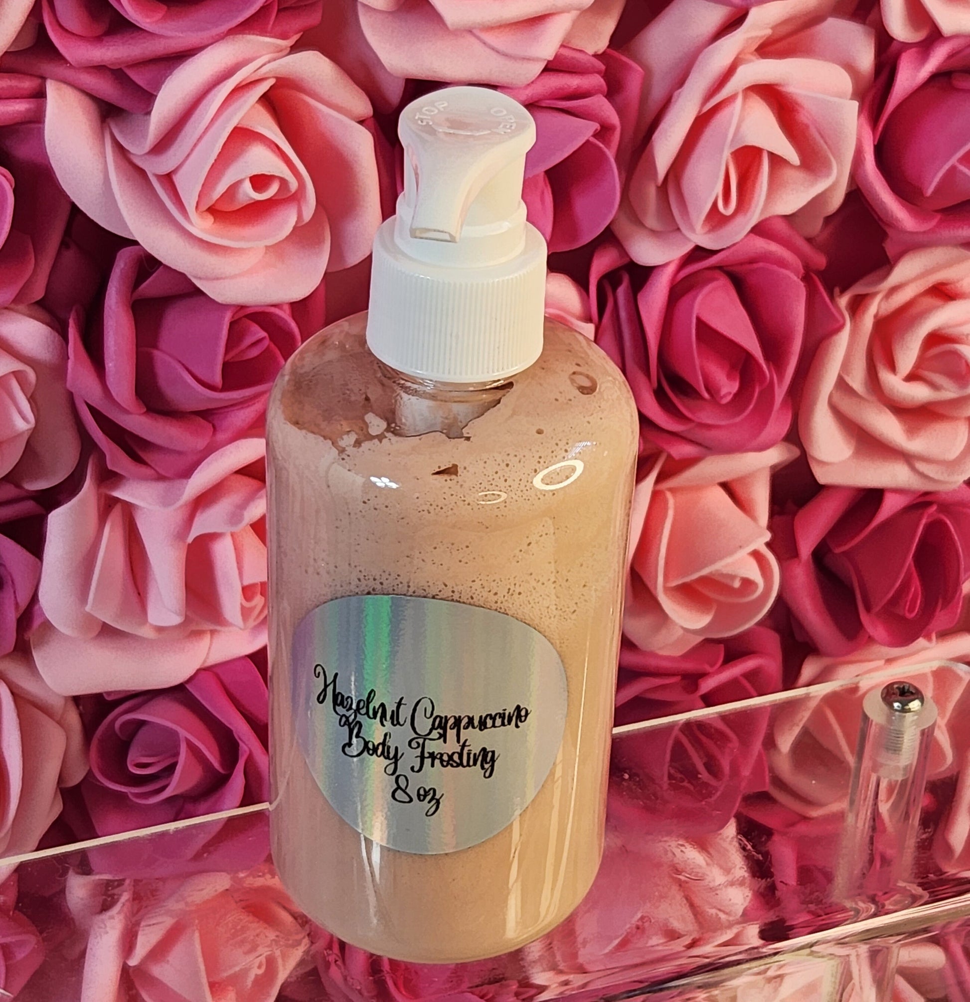 Hazelnut Cappuccino Whipped Shea Butter Moisturizer. Handmade Shea Butter Body Frosting. All Natural Hand and Body Lotion 8 oz - Glamorous Beauty & Boutique