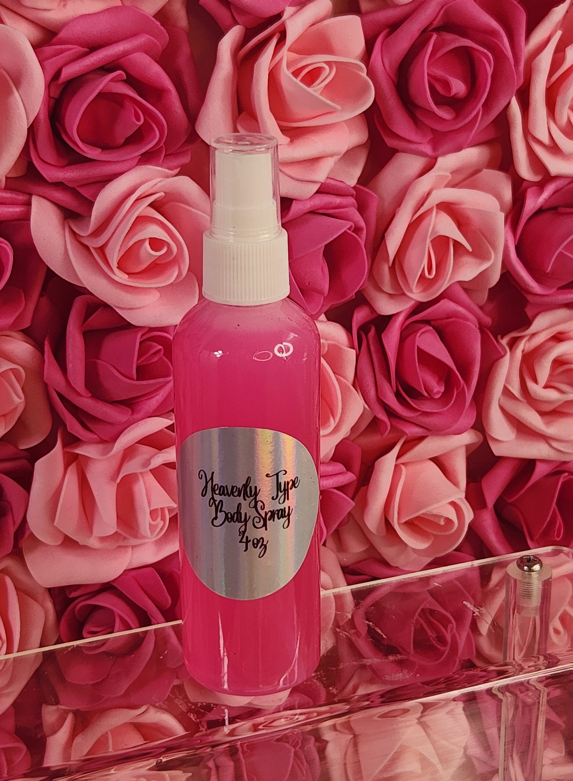 Heavenly Type Body & Hair Spray. 4 oz Handmade Moisturizing Hair and Body Mist.  Alcohol Free! Room Freshener. - Glamorous Beauty & Boutique