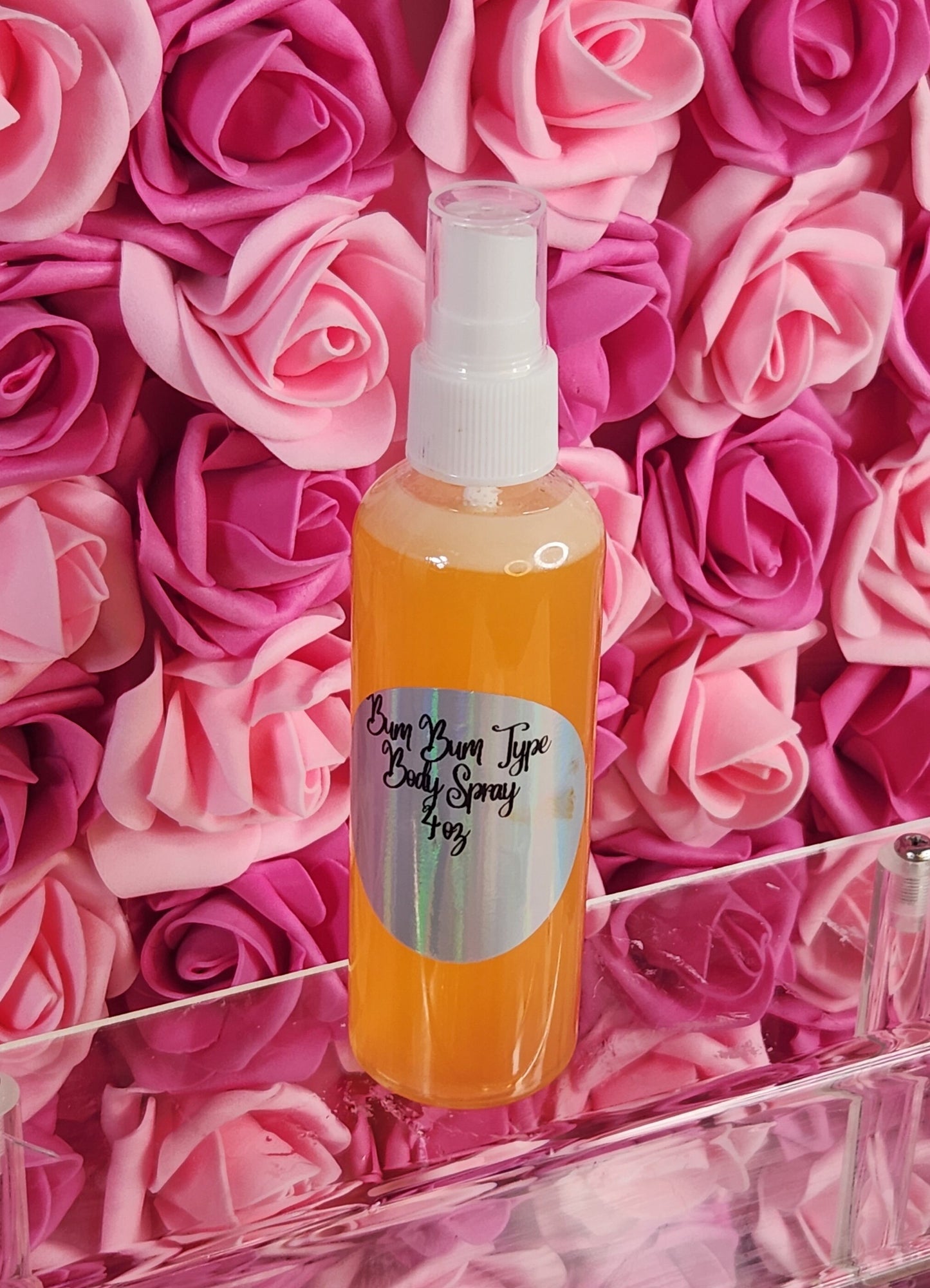 Bum Bum Type Body & Hair Spray. 4 oz Handmade Moisturizing Hair and Body Mist.  Alcohol Free! Room Freshener. - Glamorous Beauty & Boutique