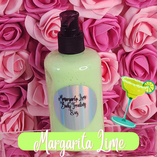 Margarita Lime Whipped Shea Butter Moisturizer. Handmade Shea Butter Body Frosting. All Natural Hand and Body Lotion 8 oz - Glamorous Beauty & Boutique