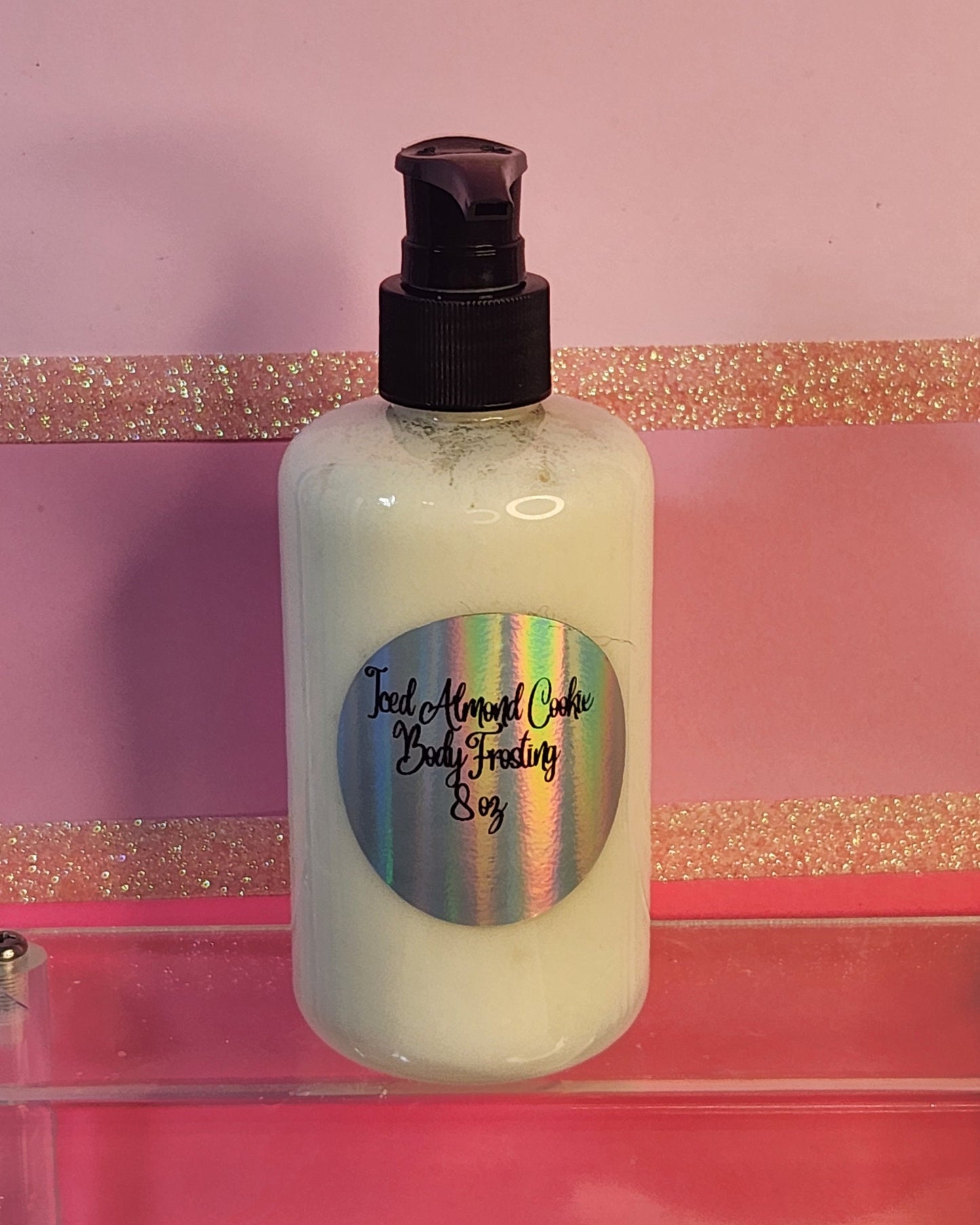 Iced Almond Cookie Whipped Shea Butter Moisturizer. Handmade Shea Butter Body Frosting. All Natural Hand and Body Lotion 8 oz - Glamorous Beauty & Boutique