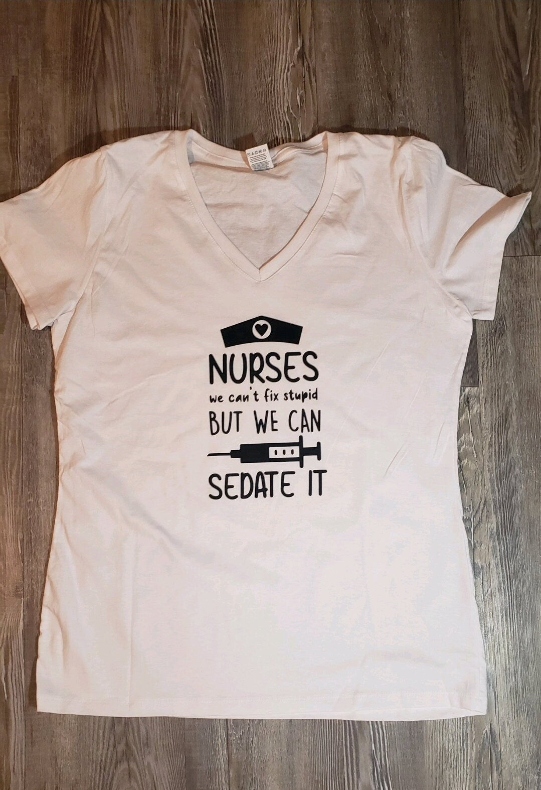 Pink "Not All Angels Have Wings, Some Have Stethoscopes" RN Graphic Shirt. Cute Short Sleeve Nursing Shirt. - Glamorous Beauty & Boutique