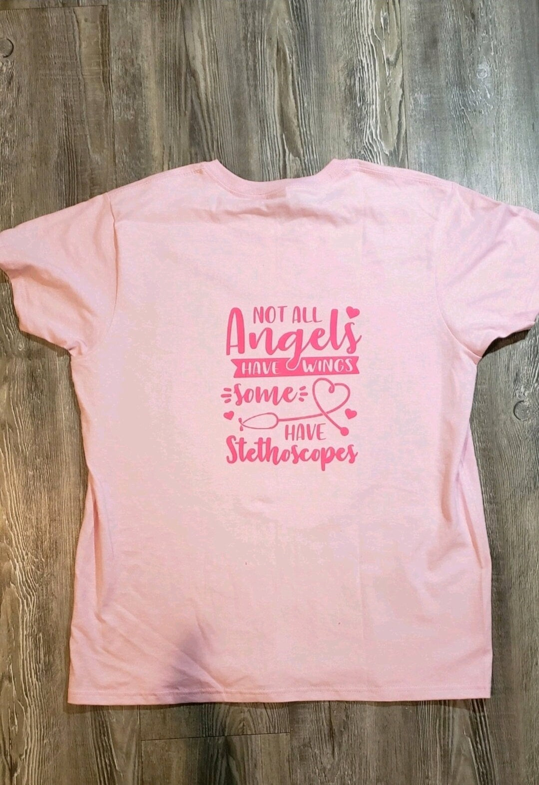 Pink "First I Drink The Coffee, Then I Save the Lives" RN Graphic Shirt. Cute Short Sleeve Nursing Shirt. - Glamorous Beauty & Boutique