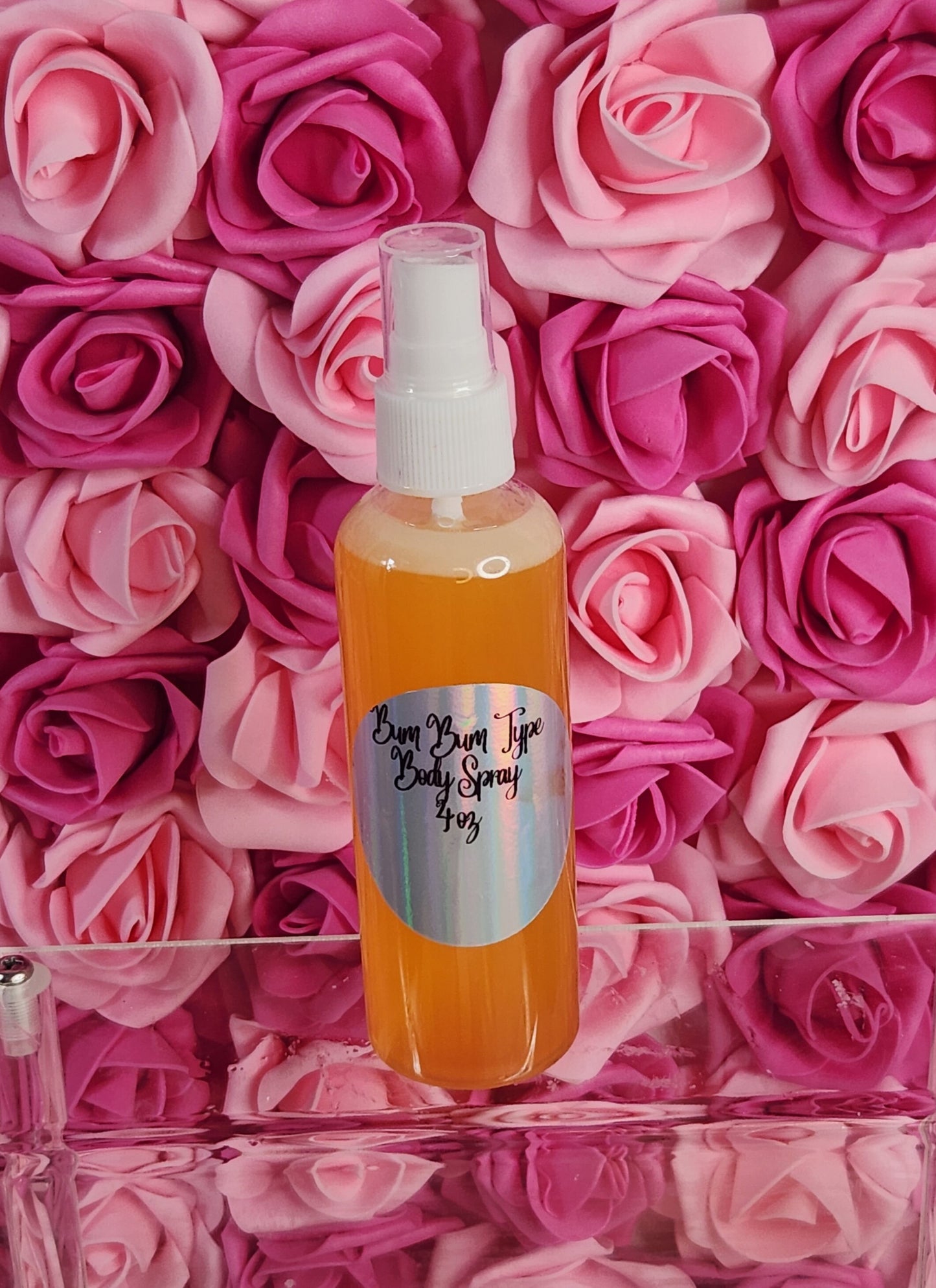 Bum Bum Type Body & Hair Spray. 4 oz Handmade Moisturizing Hair and Body Mist.  Alcohol Free! Room Freshener. - Glamorous Beauty & Boutique