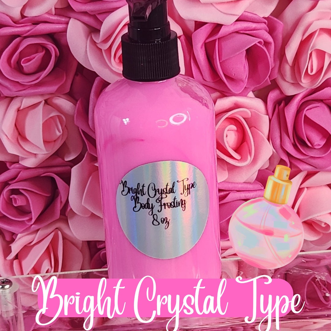 Bright Crystal Type Whipped Shea Butter Moisturizer. Handmade Shea Butter Body Frosting. All Natural Hand and Body Lotion 8 oz - Glamorous Beauty & Boutique