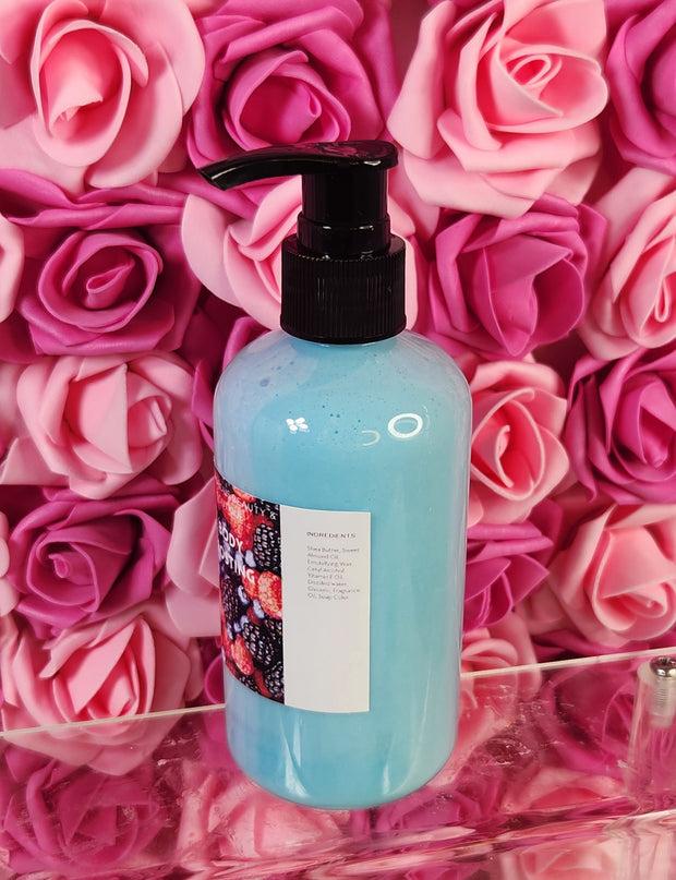 Very Berry Bliss Whipped Shea Butter Moisturizer. Handmade Shea Butter Body Frosting. All Natural Hand and Body Lotion 8 oz - Glamorous Beauty & Boutique
