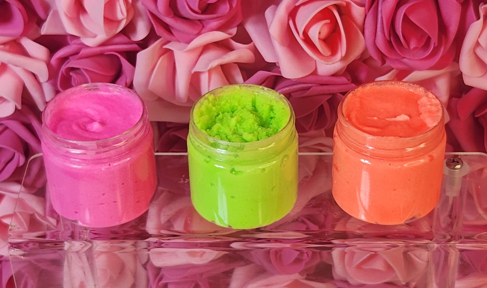 Rainbow Sherbet All Natural Emulsified Lip Scrub. Shea Butter & Mango Butter Lip Scrub. Moisturizing Lip Exfoliation - Glamorous Beauty & Boutique