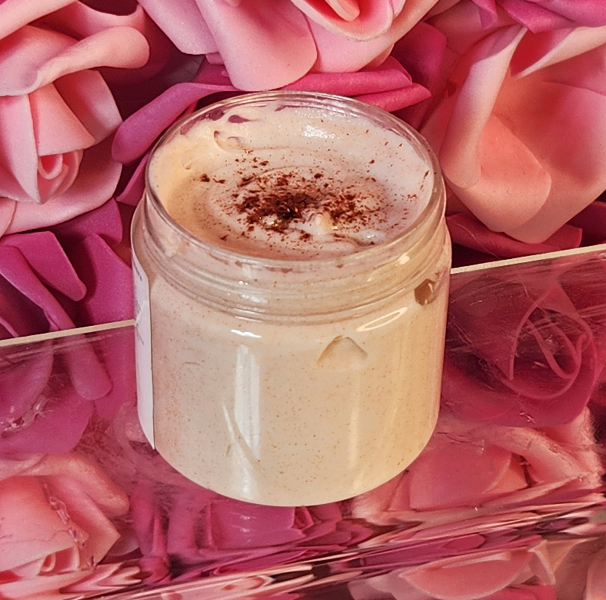 Butterscotch Whipped Body Butter. Handmade Shea & Mango Butter Body Frosting. All Natural Non Greasy Body Butter. Body Icing - Glamorous Beauty & Boutique