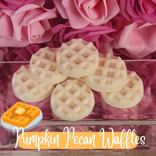 Pumpkin Pecan Waffles, Mini Waffles Handmade All Natural Goat Milk & Shea Butter Soap. Faux Food Soap. Novelty Soap. Soap for Fall/Winter - Glamorous Beauty & Boutique