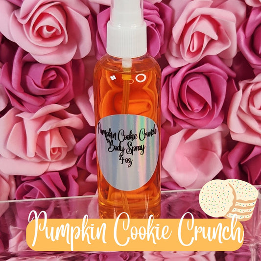 Pumpkin Cookie Crunch Body & Hair Spray. 4 oz Handmade Moisturizing Hair and Body Mist.  Alcohol Free! - Glamorous Beauty & Boutique