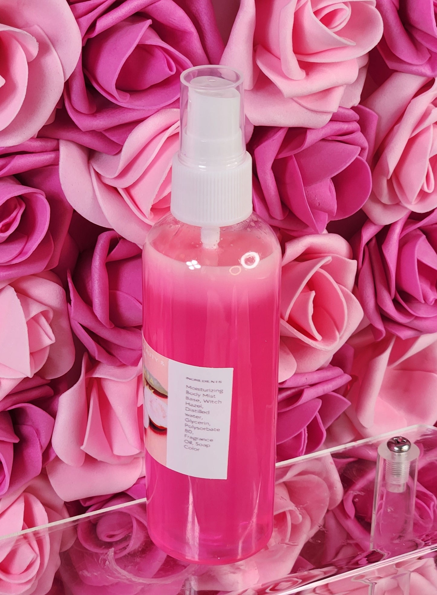 Pink Guava Moisturizing Body & Hair Spray. 4 oz Handmade Alcohol Free Hair and Body Mist - Glamorous Beauty & Boutique