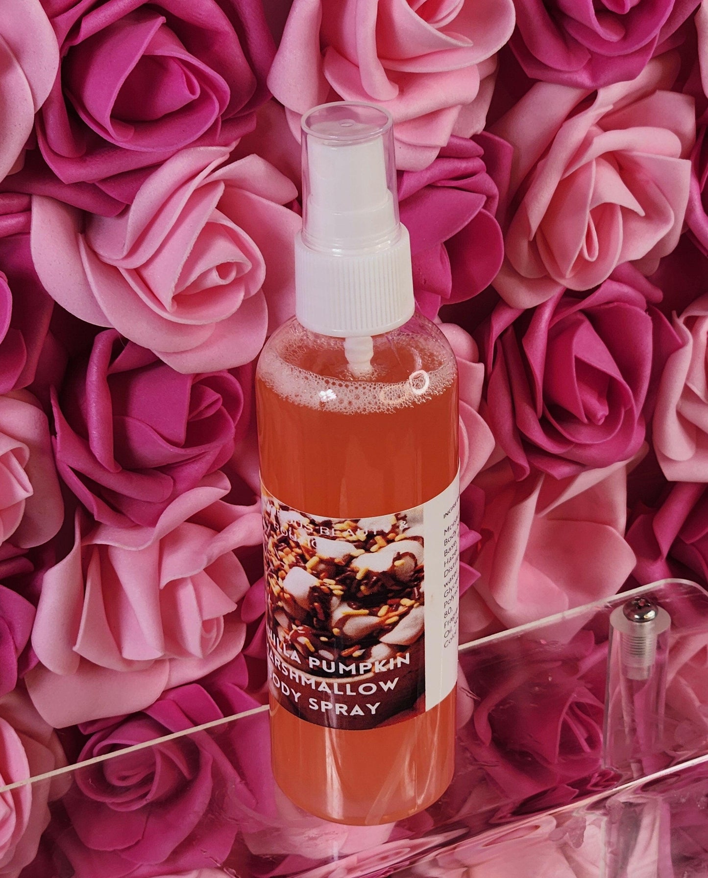 Vanilla Pumpkin Marshmallow BBW Type Body & Hair Spray. 4 oz Handmade Moisturizing Hair and Body Mist.  Alcohol Free! - Glamorous Beauty & Boutique