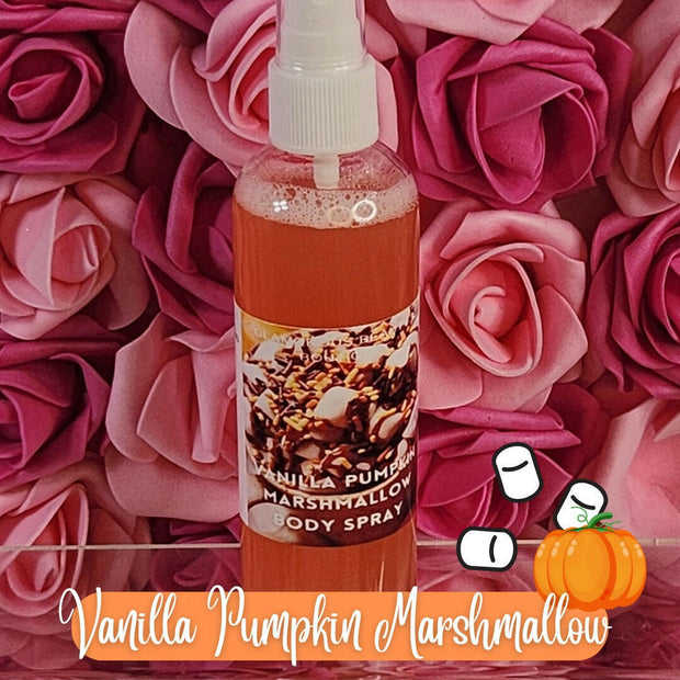 Vanilla Pumpkin Marshmallow BBW Type Body & Hair Spray. 4 oz Handmade Moisturizing Hair and Body Mist.  Alcohol Free! - Glamorous Beauty & Boutique