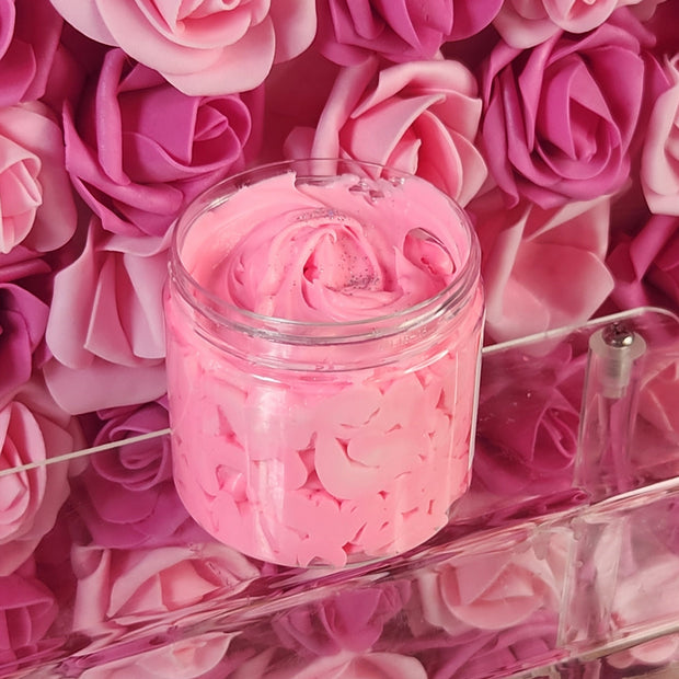 Pink Dragonfruit Whipped Body Butter. Handmade Avocado, Shea, Cocoa & Kokum Butter Body Frosting. All Natural Non-Greasy Body Butter - Glamorous Beauty & Boutique