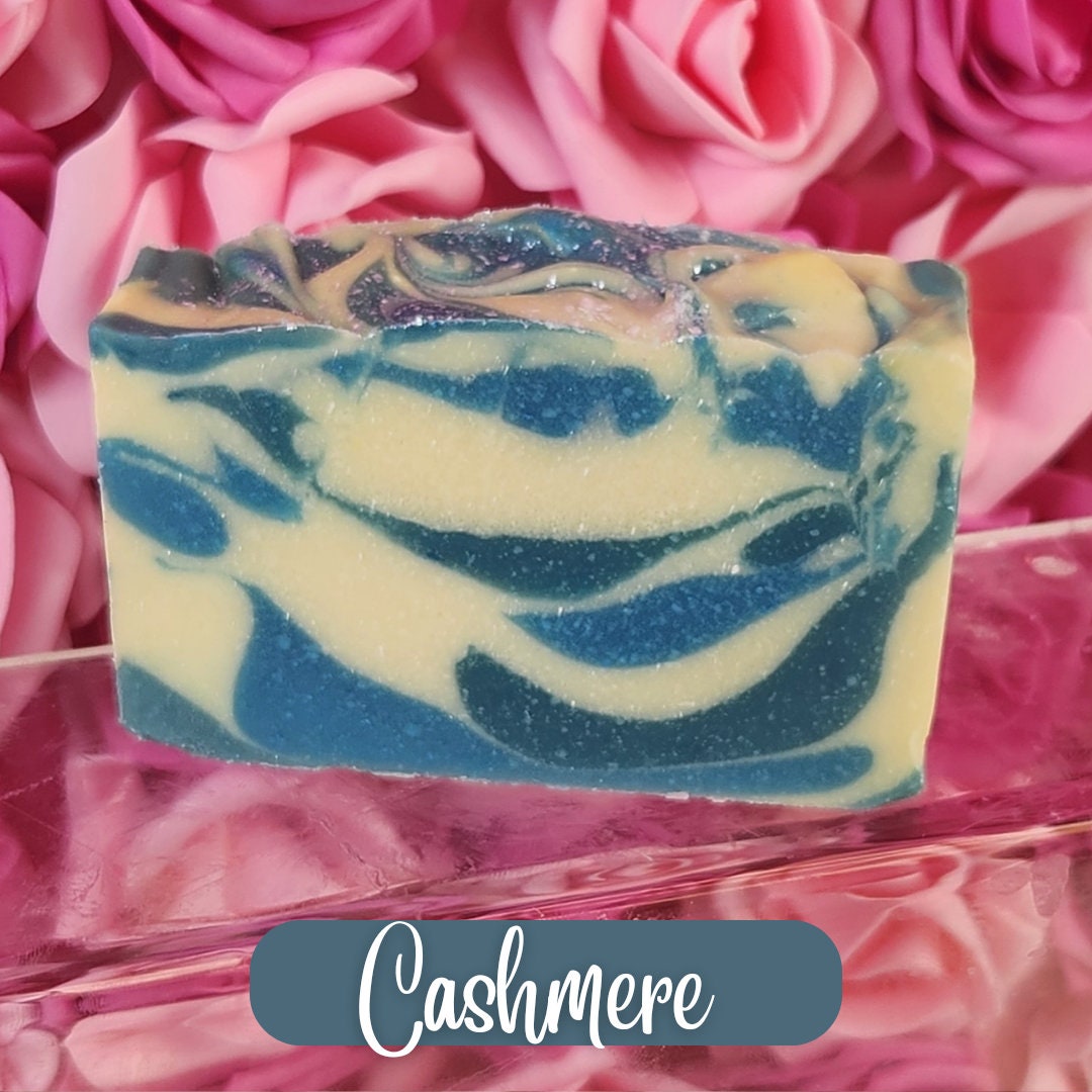 Cashmere Organic Cold Process Swirl Soap. Handmade All Natural Handcrafted Soap. Cute Swirl Soap! Fall/Winter Soap Bar. Yoni Soap - Glamorous Beauty & Boutique