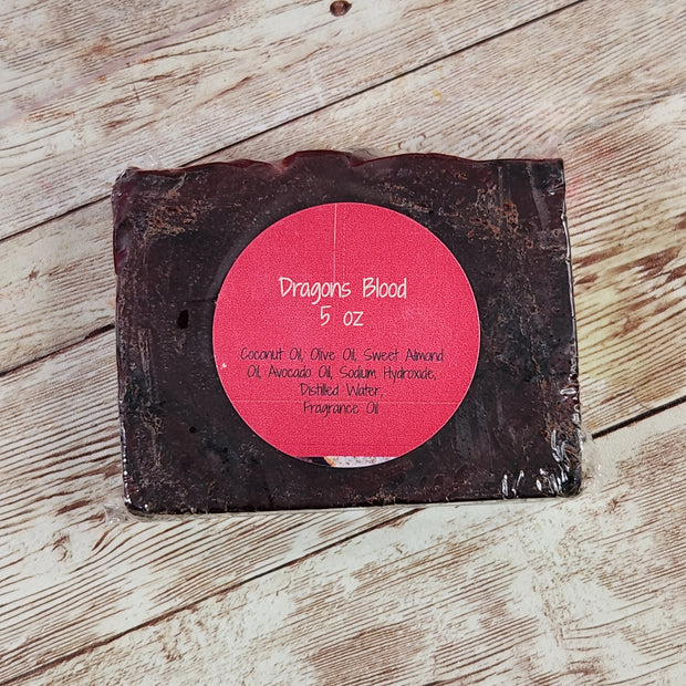 Dragons Blood Handcrafted Cold Process Goat Milk Men's Soap. Handmade All Natural Shea Butter Soap. Organic Soap for Men. - Glamorous Beauty & Boutique