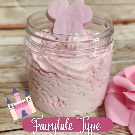 Fairytale Type  Whipped Foaming Sugar Scrub. Exfoliating Body Wash & Scrub. All Natural Shea Butter Whipped Soap and Shaving Cream. - Glamorous Beauty & Boutique