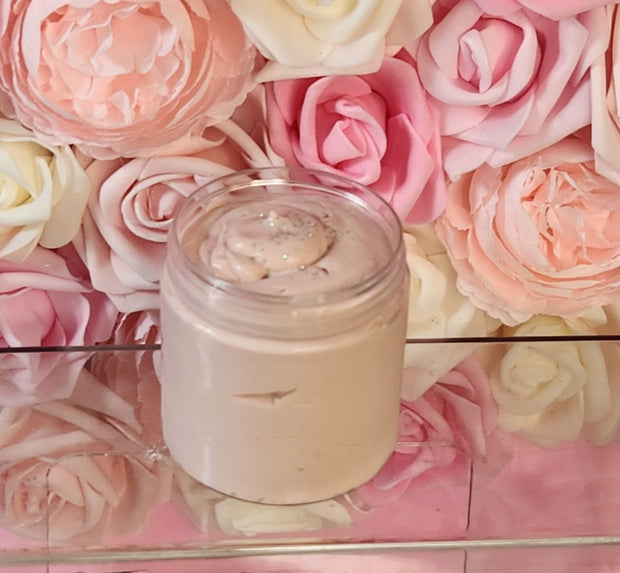 Cocoa Butter Cashmere Whipped Body Butter. Handmade Shea & Mango Butter Body Frosting. All Natural Non Greasy Body Butter. Body Icing - Glamorous Beauty & Boutique
