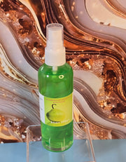 Pear Pop Moisturizing Body and Hair Spray. 4 oz Handmade Alcohol Free Hair and Body Mist. Room Freshener, Pillow Spray. Body Splash