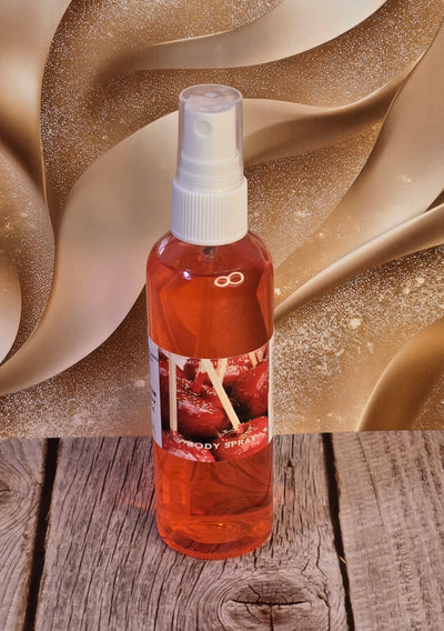 Winter Candy Apple BBW Type Moisturizing Body & Hair Spray. 4 oz Handmade Alcohol Free Hair and Body Mist